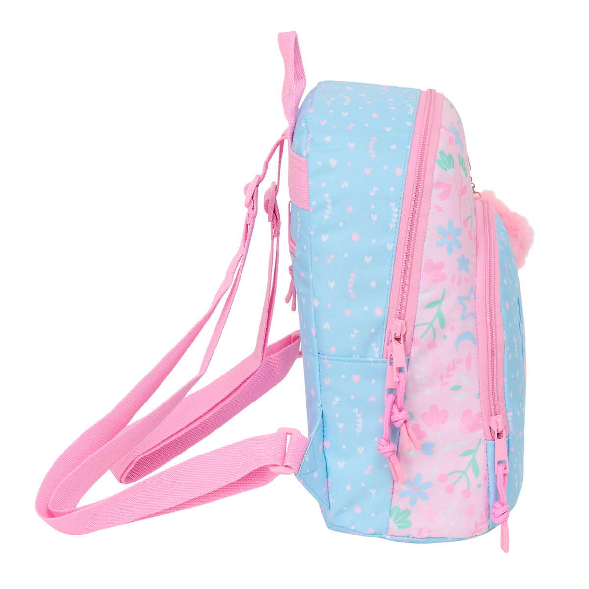Rucksack BlackFit8 Smile Pink Light Blue 25 x 30 x 13 cm Mini