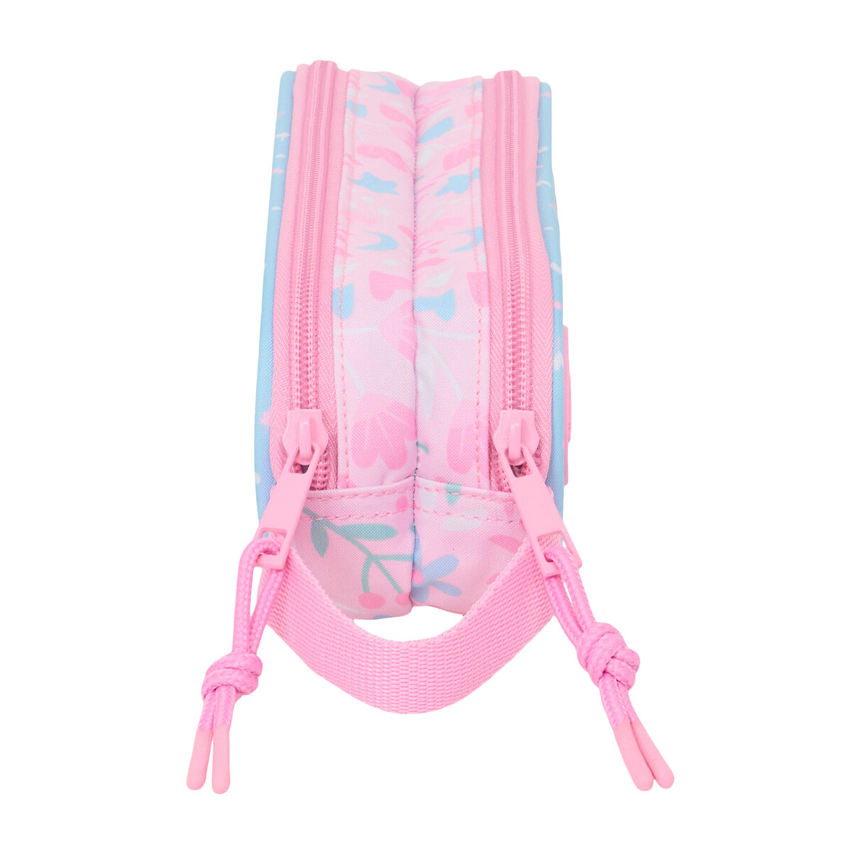 Double Carry-all BlackFit8 Smile Pink Light Blue 21 x 8 x 6 cm