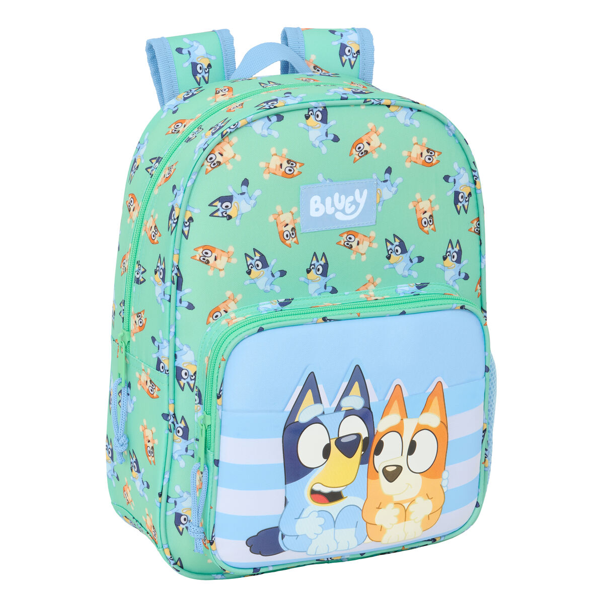 School Bag Bluey Sisters Green 26 x 34 x 11 cm School Bag Bluey Sisters Green 26 x 34 x 11 cm