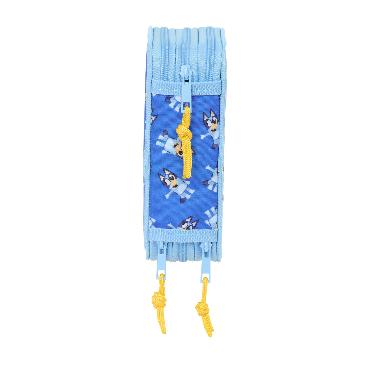 Triple Pencil Case Bluey Let’s play Blue 12,5 x 19,5 x 5,5 cm 37 Pieces