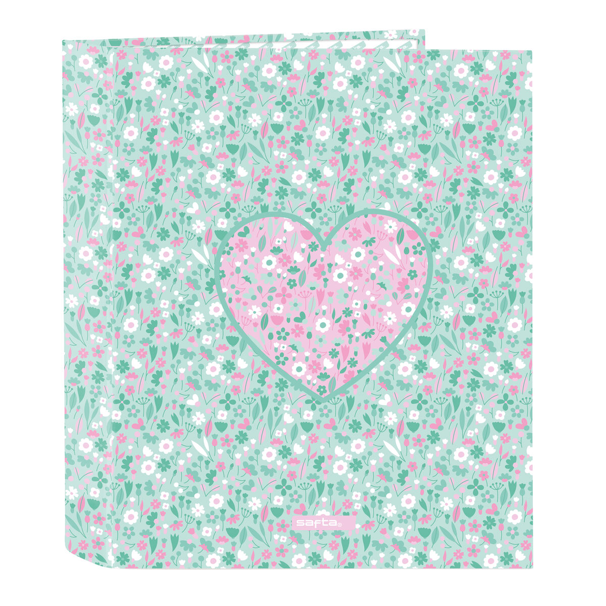 Ring binder Safta Cuore Mint A4 27 x 33 x 6 cm