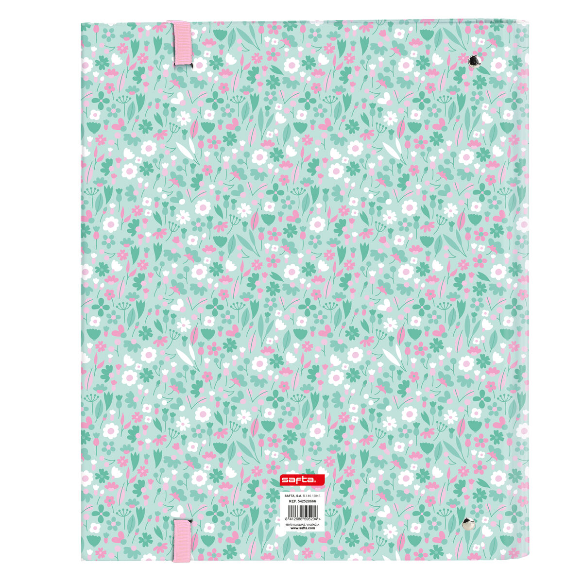 Ring binder Safta Cuore Mint 27 x 32 x 3.5 cm