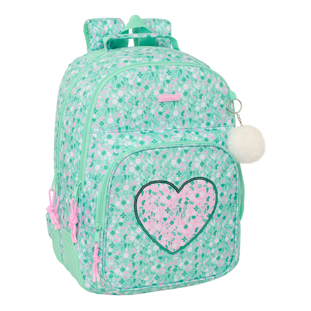 School Bag Safta Cuore Mint 32 x 42 x 15 cm School Bag Safta Cuore Mint 32 x 42 x 15 cm