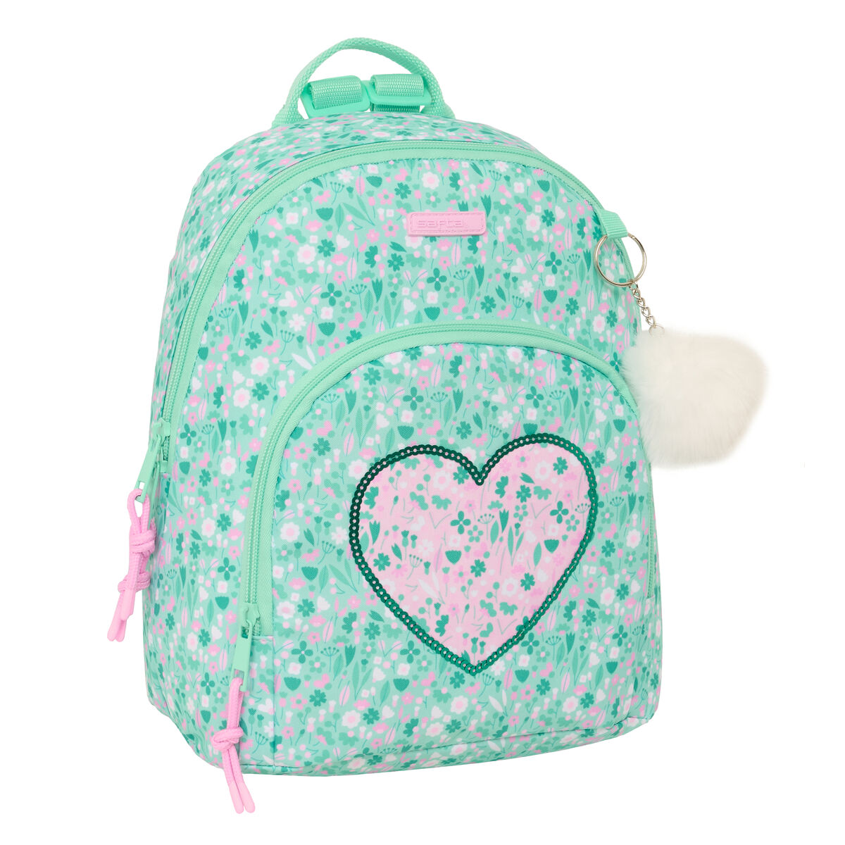 Casual Backpack Safta Cuore Mint 25 x 30 x 13 cm Mini Casual Backpack Safta Cuore Mint 25 x 30 x 13 cm Mini