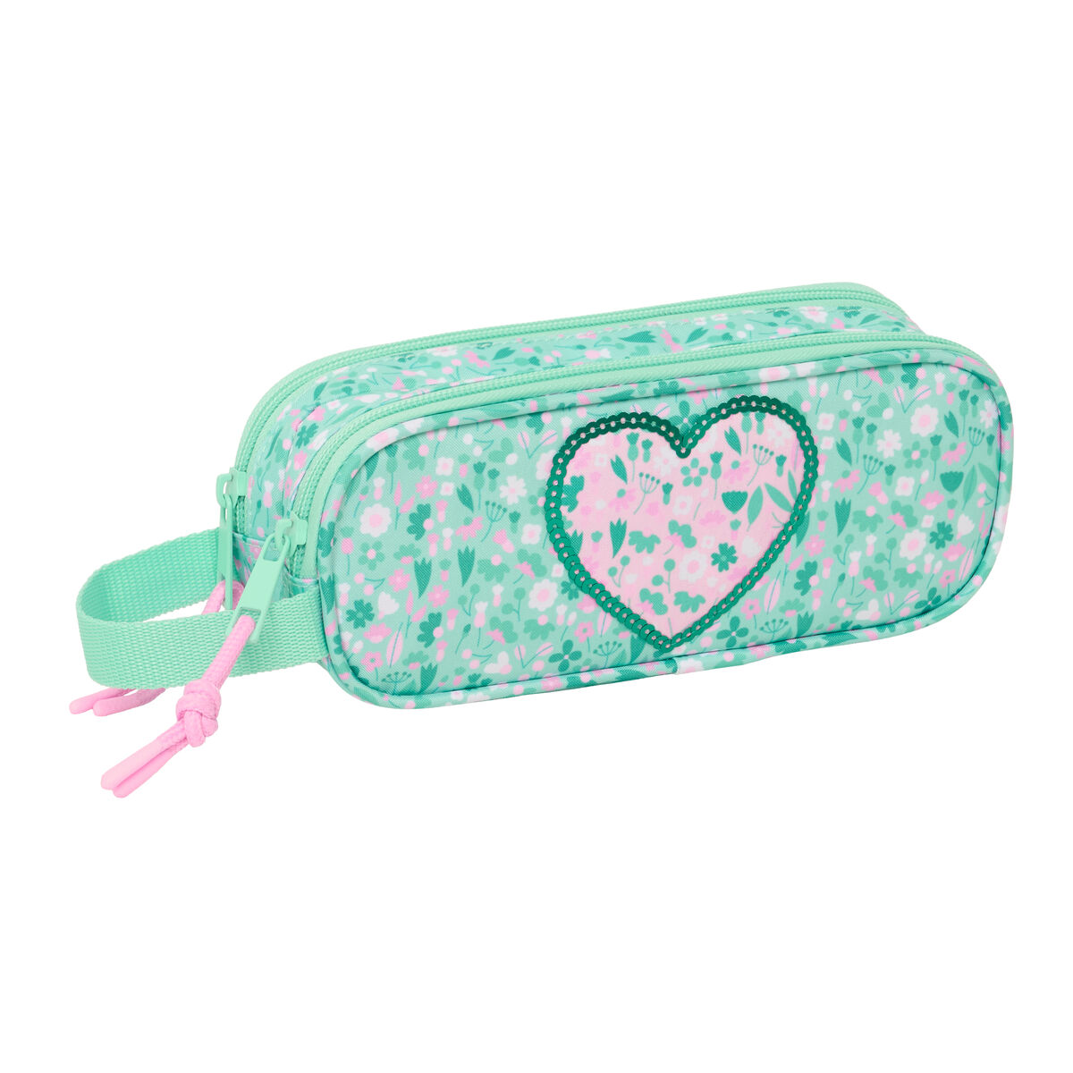 Double Carry-all Safta Cuore Mint 21 x 8 x 6 cm Double Carry-all Safta Cuore Mint 21 x 8 x 6 cm