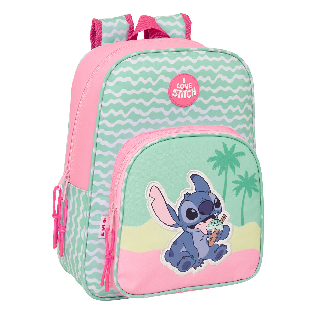 School Bag Lilo & Stitch Ice cream Pink 26 x 34 x 11 cm School Bag Lilo & Stitch Ice cream Pink 26 x 34 x 11 cm