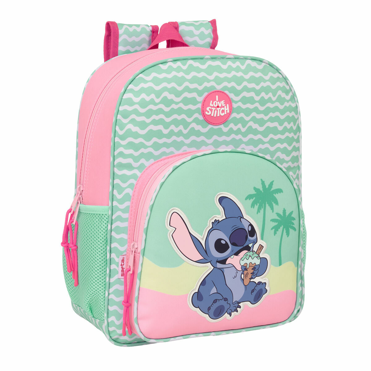 School Bag Lilo & Stitch Ice cream Pink 32 x 38 x 12 cm School Bag Lilo & Stitch Ice cream Pink 32 x 38 x 12 cm