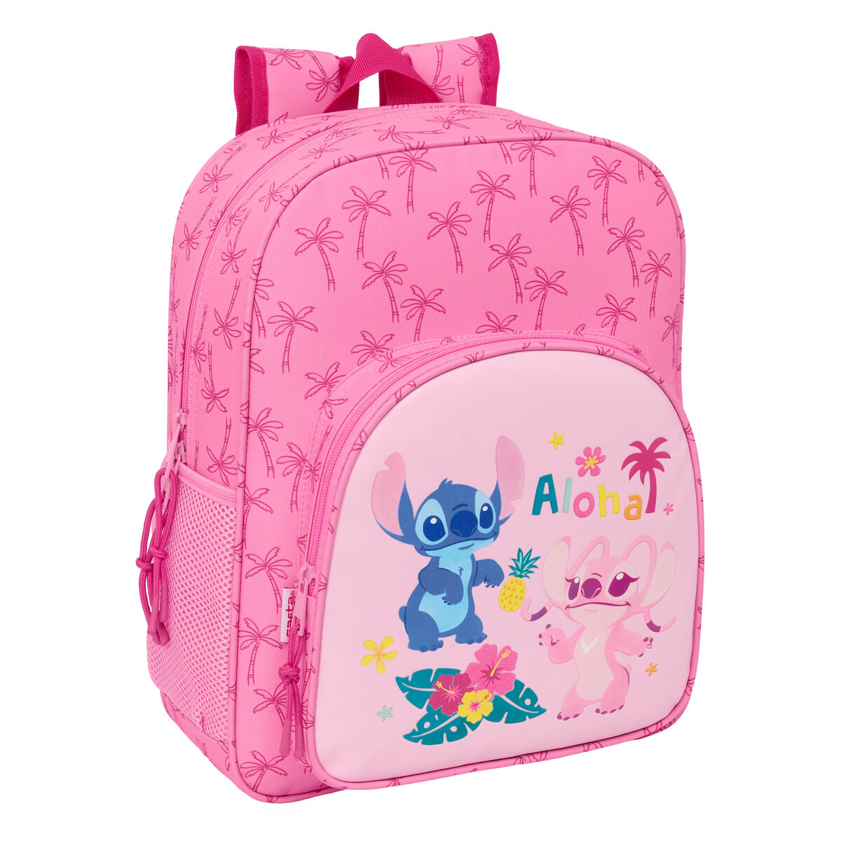 School Bag Lilo & Stitch Chill Pink 32 x 38 x 12 cm