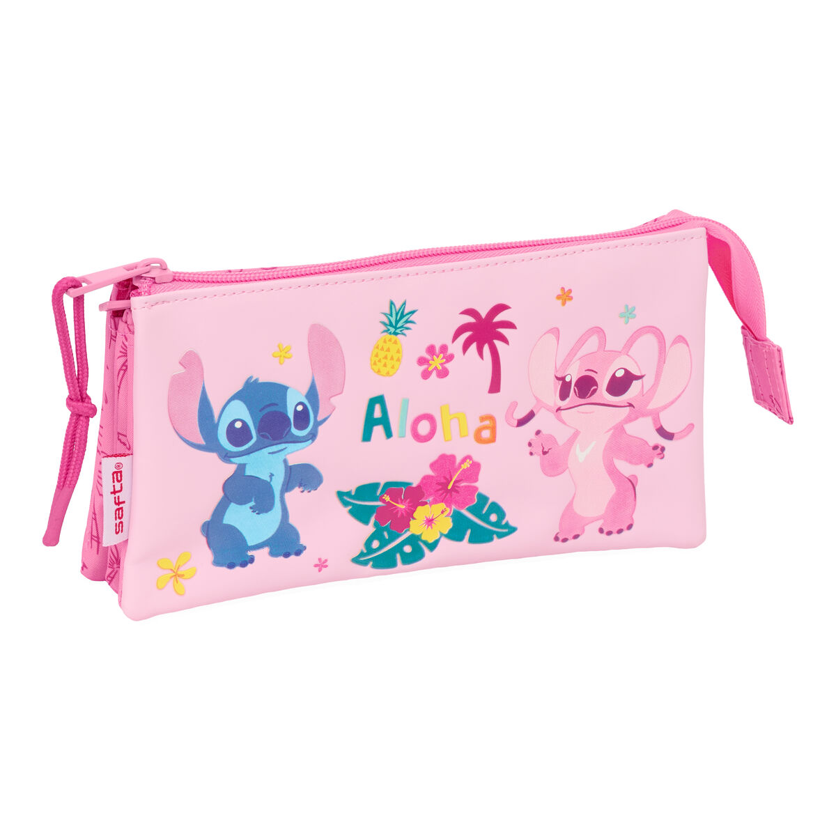 Holdall Lilo & Stitch Chill Pink Mint 22 x 12 x 3 cm