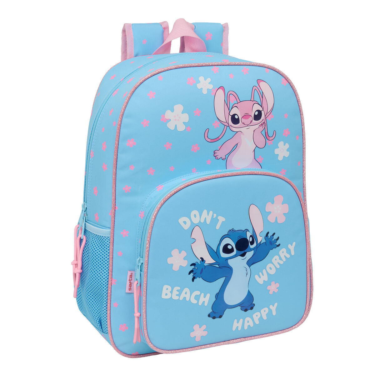 School Bag Lilo & Stitch Happy Sky blue 33 x 42 x 14 cm School Bag Lilo & Stitch Happy Sky blue 33 x 42 x 14 cm