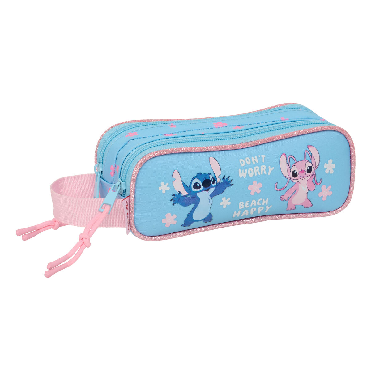Holdall Lilo & Stitch Happy Sky blue 21 x 8 x 6 cm Holdall Lilo & Stitch Happy Sky blue 21 x 8 x 6 cm