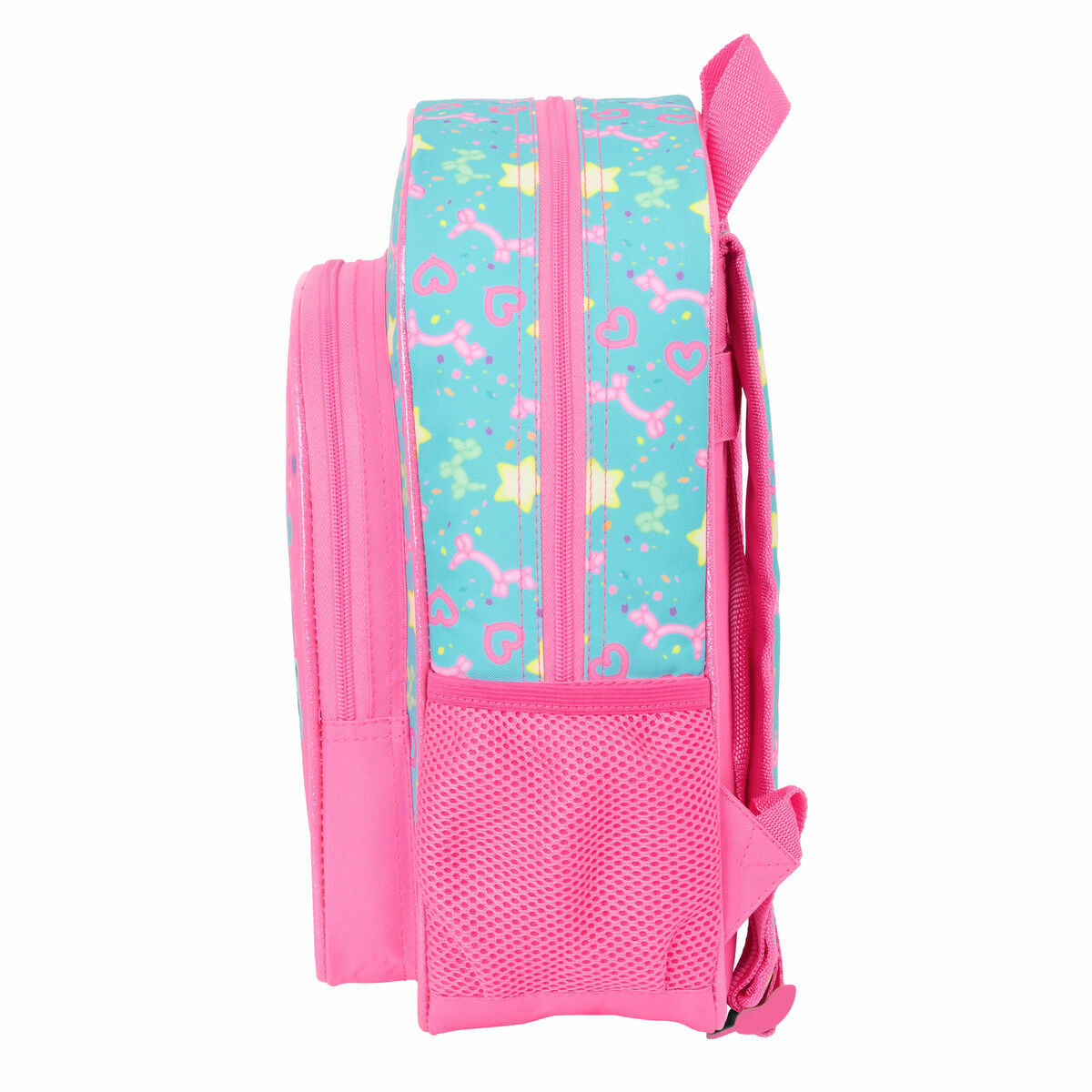 School Bag Gabby’s Dollhouse Confetti Pink Turquoise 26 x 34 x 11 cm School Bag Gabby’s Dollhouse Confetti Pink Turquoise 26 x 34 x 11 cm