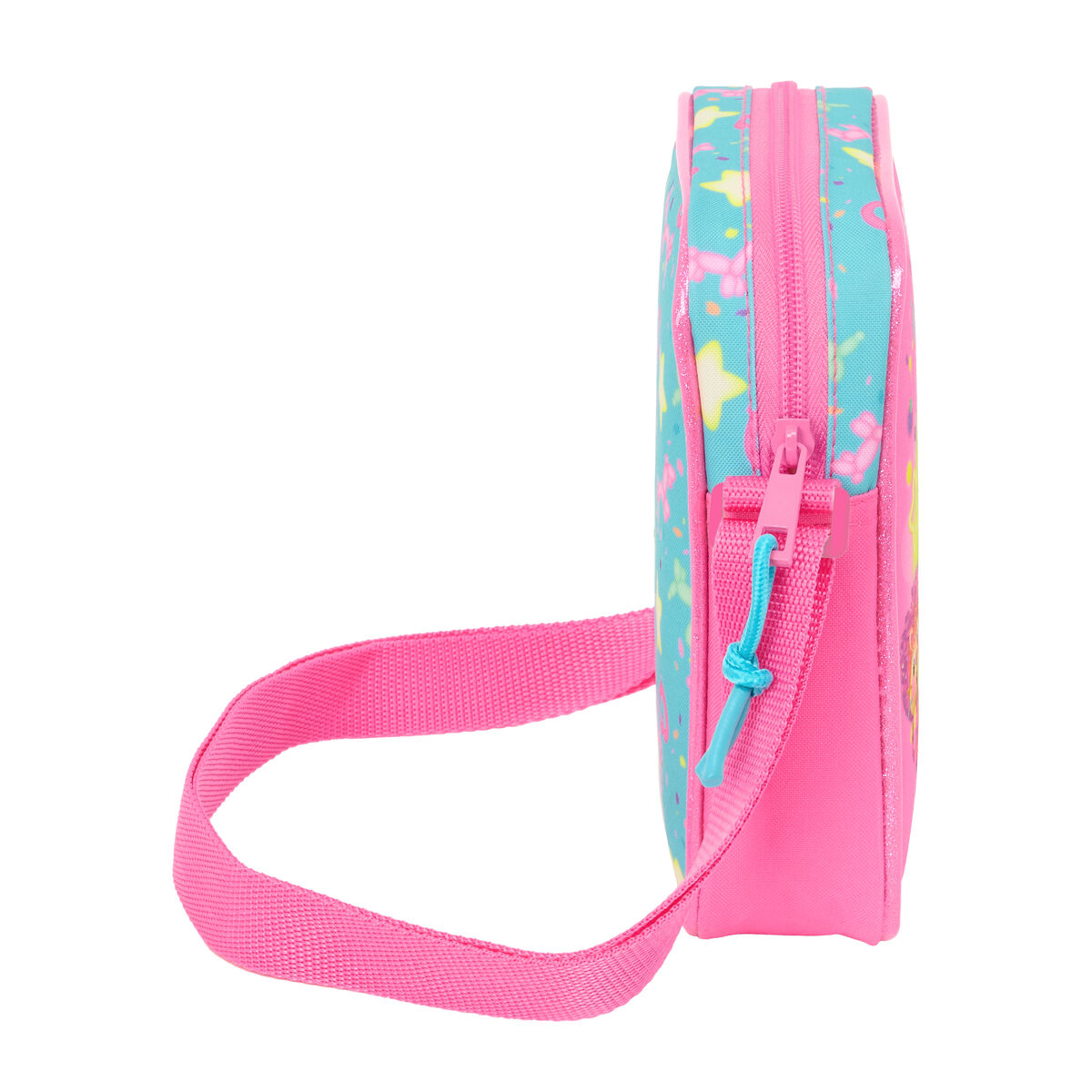Shoulder Bag Gabby’s Dollhouse Confetti Pink Turquoise 16 x 18 x 4 cm