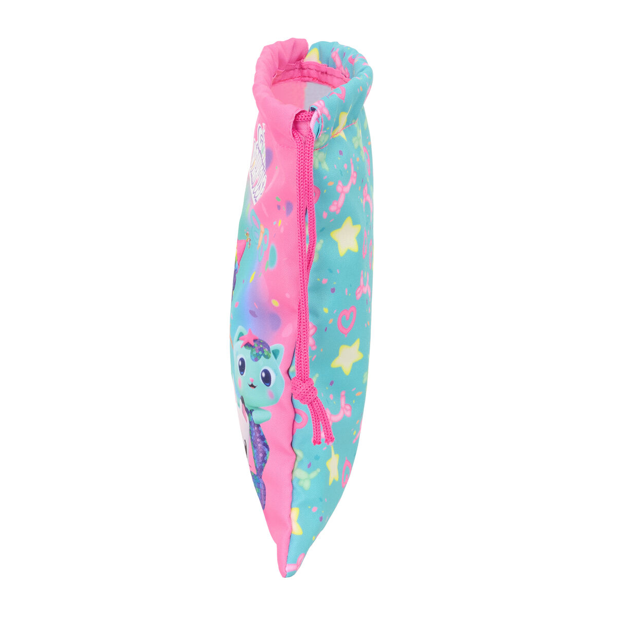 snack bag Gabby’s Dollhouse Confetti Pink Turquoise