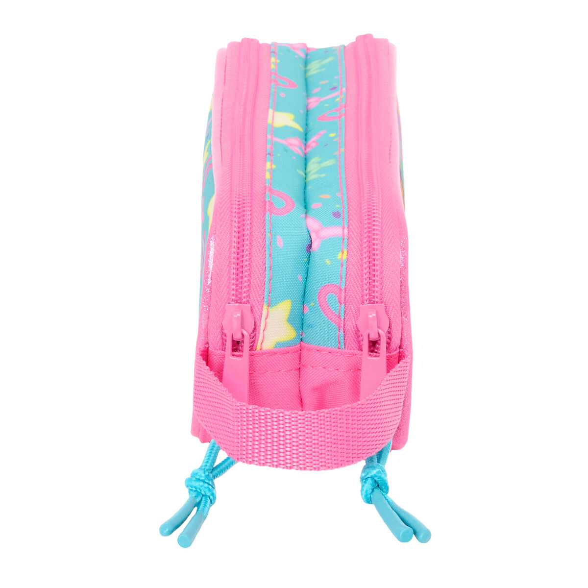 Double Carry-all Gabby’s Dollhouse Confetti Pink Turquoise 21 x 8 x 6 cm