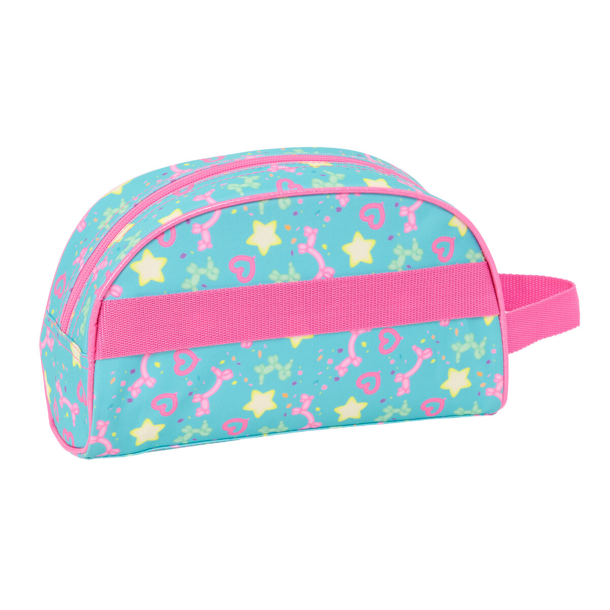 Travel Vanity Case Gabby’s Dollhouse Confetti Pink Turquoise 26 x 16 x 9 cm