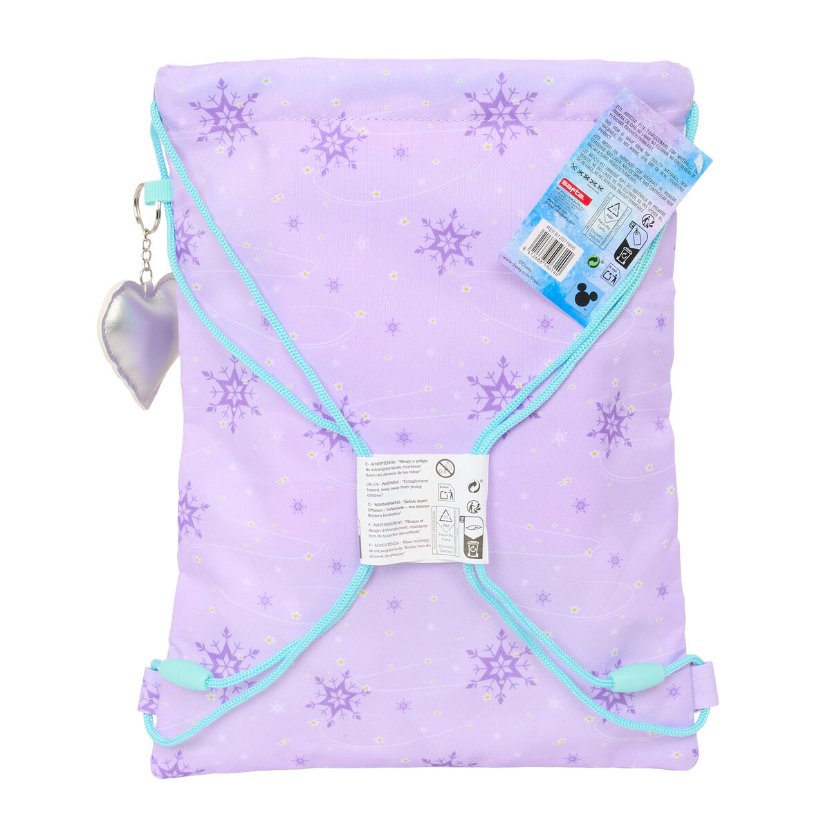 Backpack with Strings Frozen Spirit Lilac 26 x 34 x 1 cm