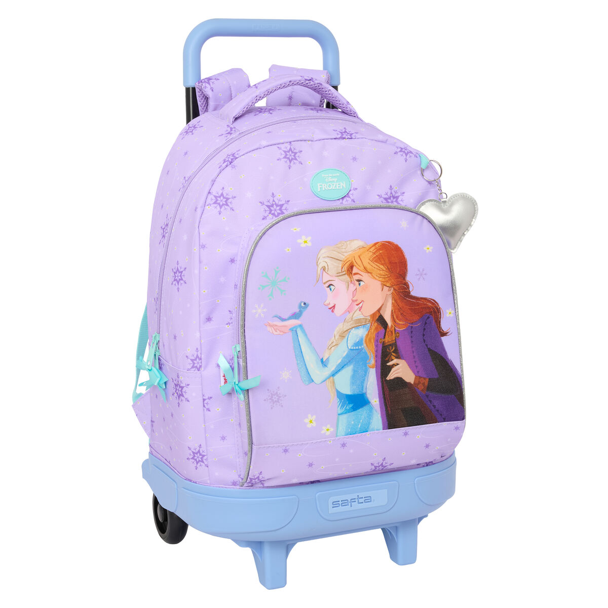 School Rucksack with Wheels Frozen Spirit Lilac 33 x 45 x 22 cm School Rucksack with Wheels Frozen Spirit Lilac 33 x 45 x 22 cm