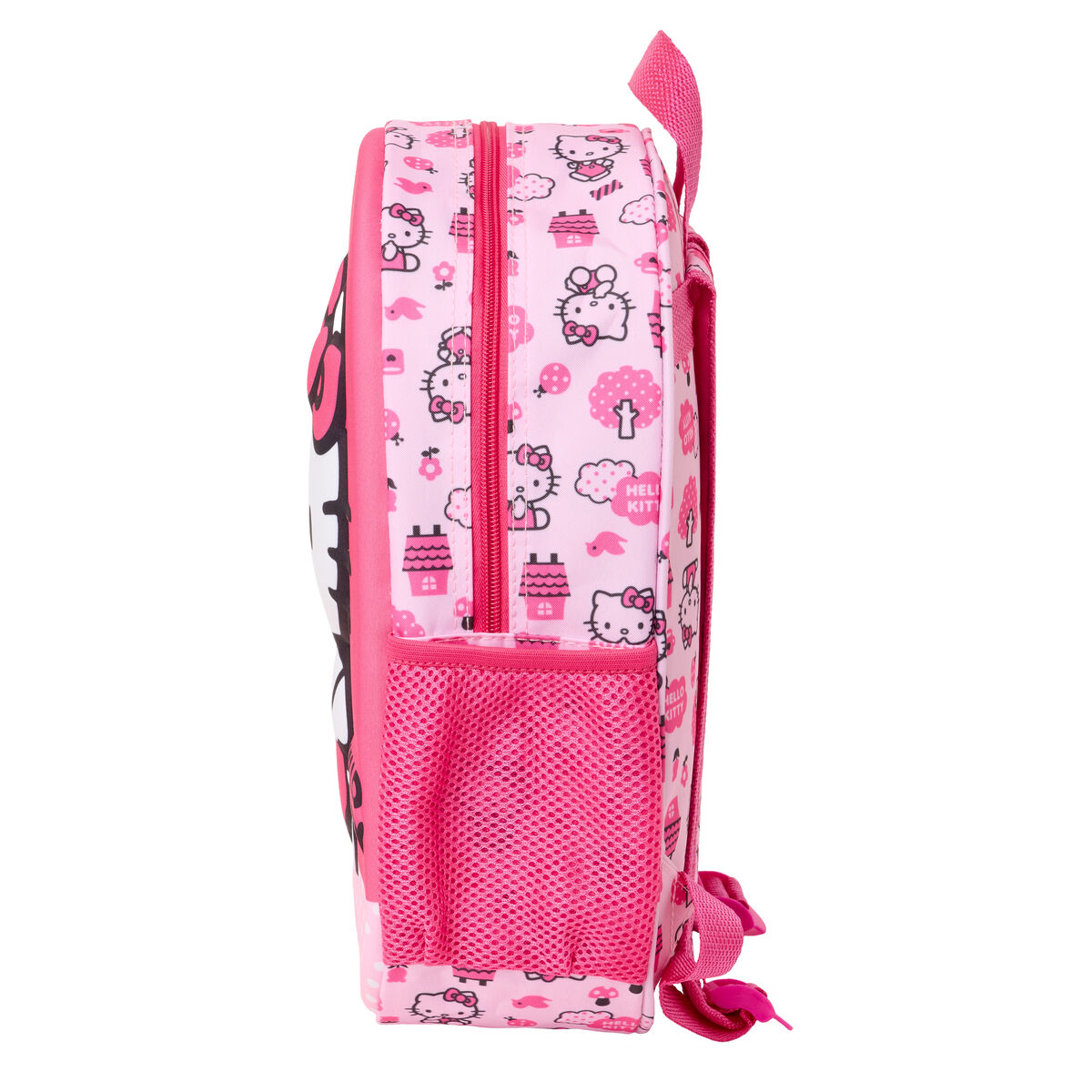 Child bag Hello Kitty Pink 27 x 33 x 10 cm 3D