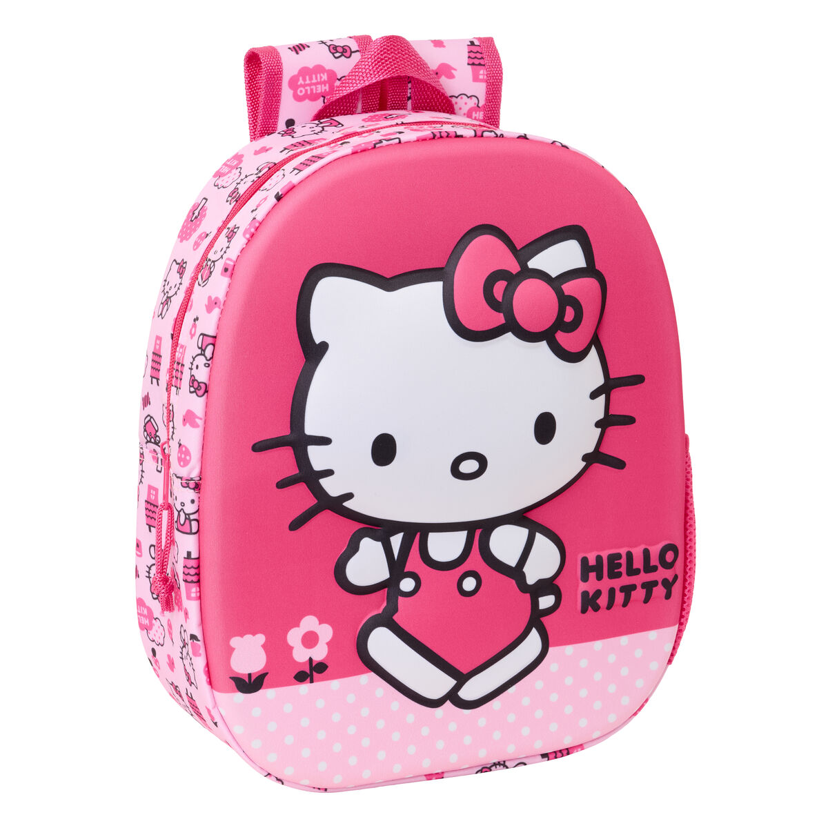 Child bag Hello Kitty Pink 27 x 33 x 10 cm 3D Child bag Hello Kitty Pink 27 x 33 x 10 cm 3D