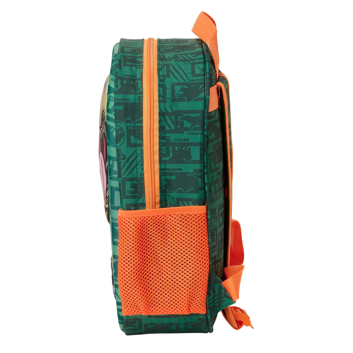 Child bag Jurassic World Dark green 27 x 33 x 10 cm 3D
