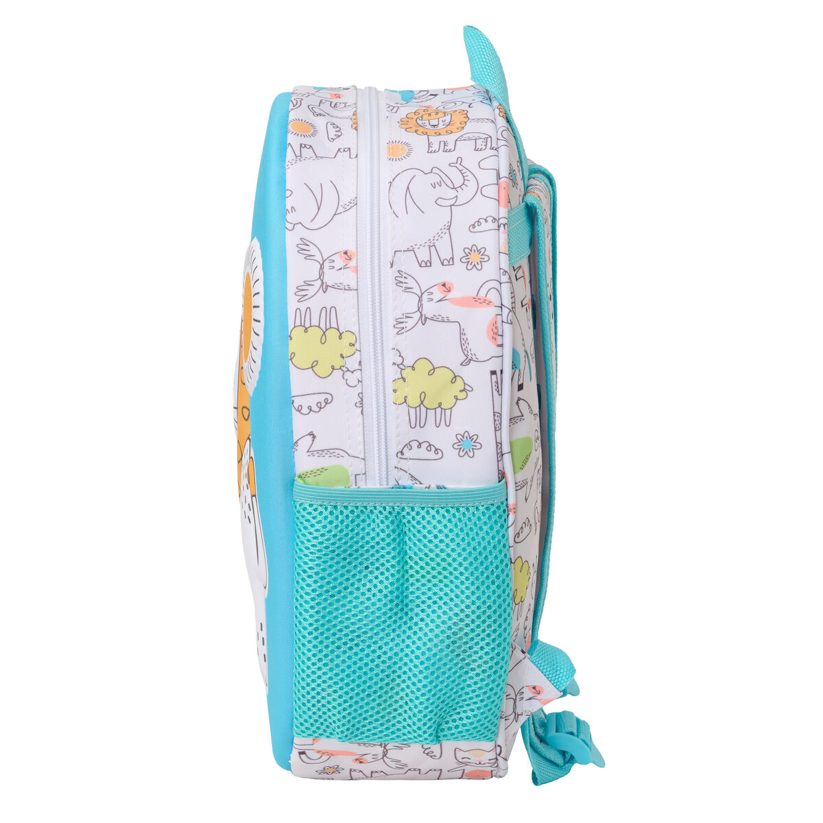 Child bag Safta Blue White 27 x 33 x 10 cm 3D
