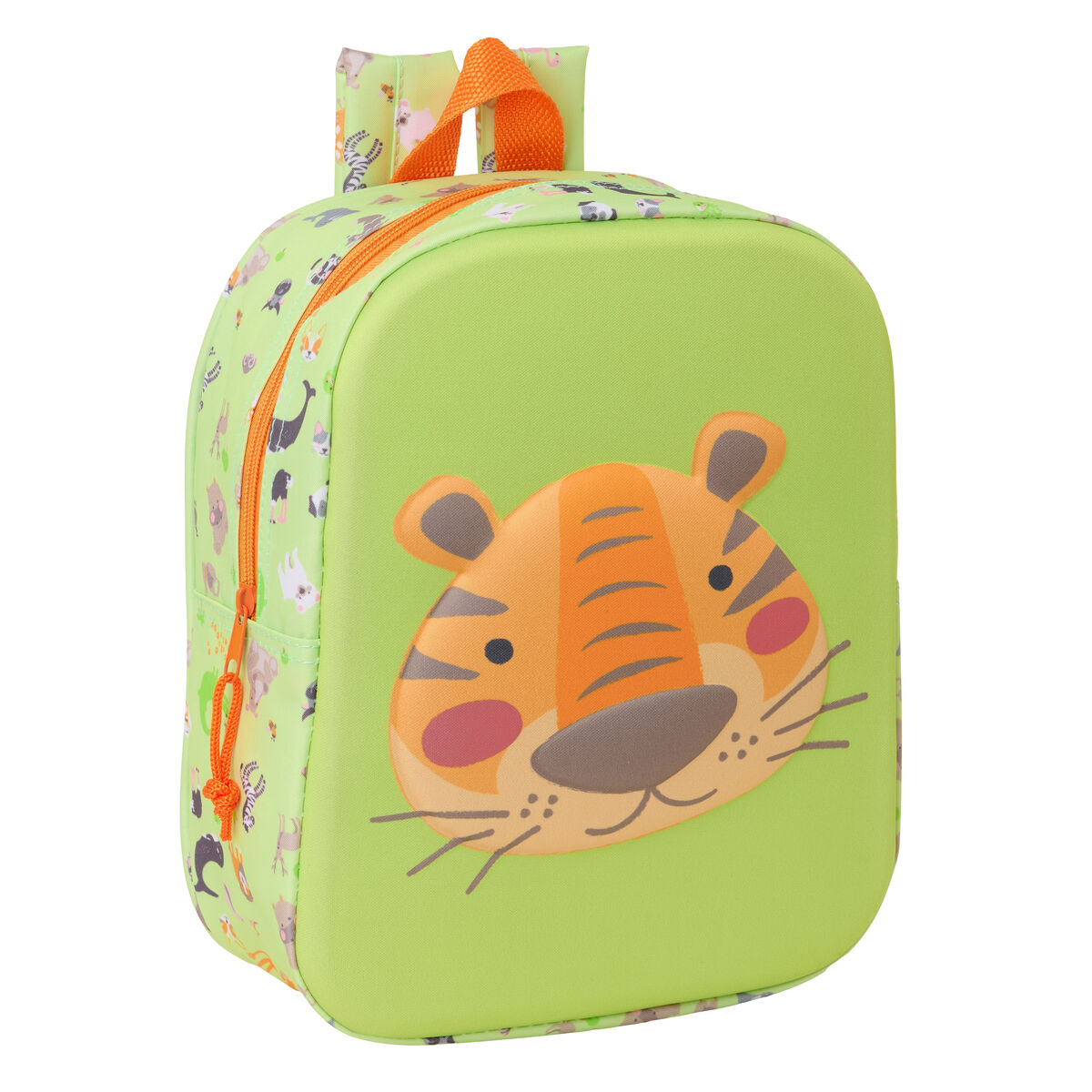 Child bag Safta Lime 22 x 27 x 10 cm 3D Child bag Safta Lime 22 x 27 x 10 cm 3D