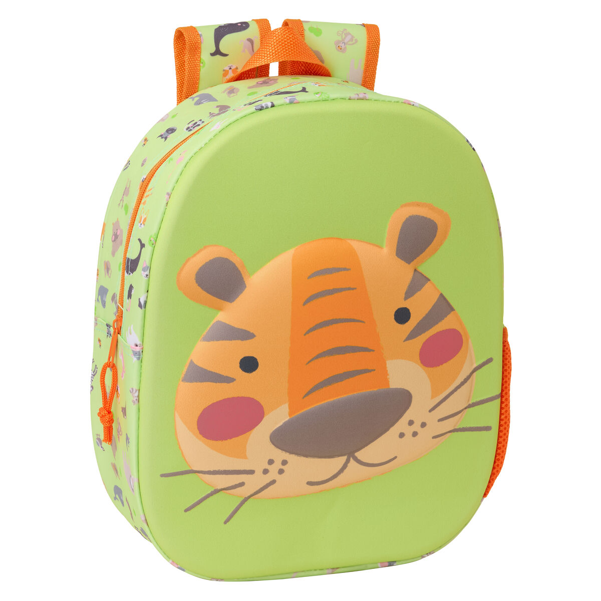 Child bag Safta Lime 27 x 33 x 10 cm 3D Child bag Safta Lime 27 x 33 x 10 cm 3D
