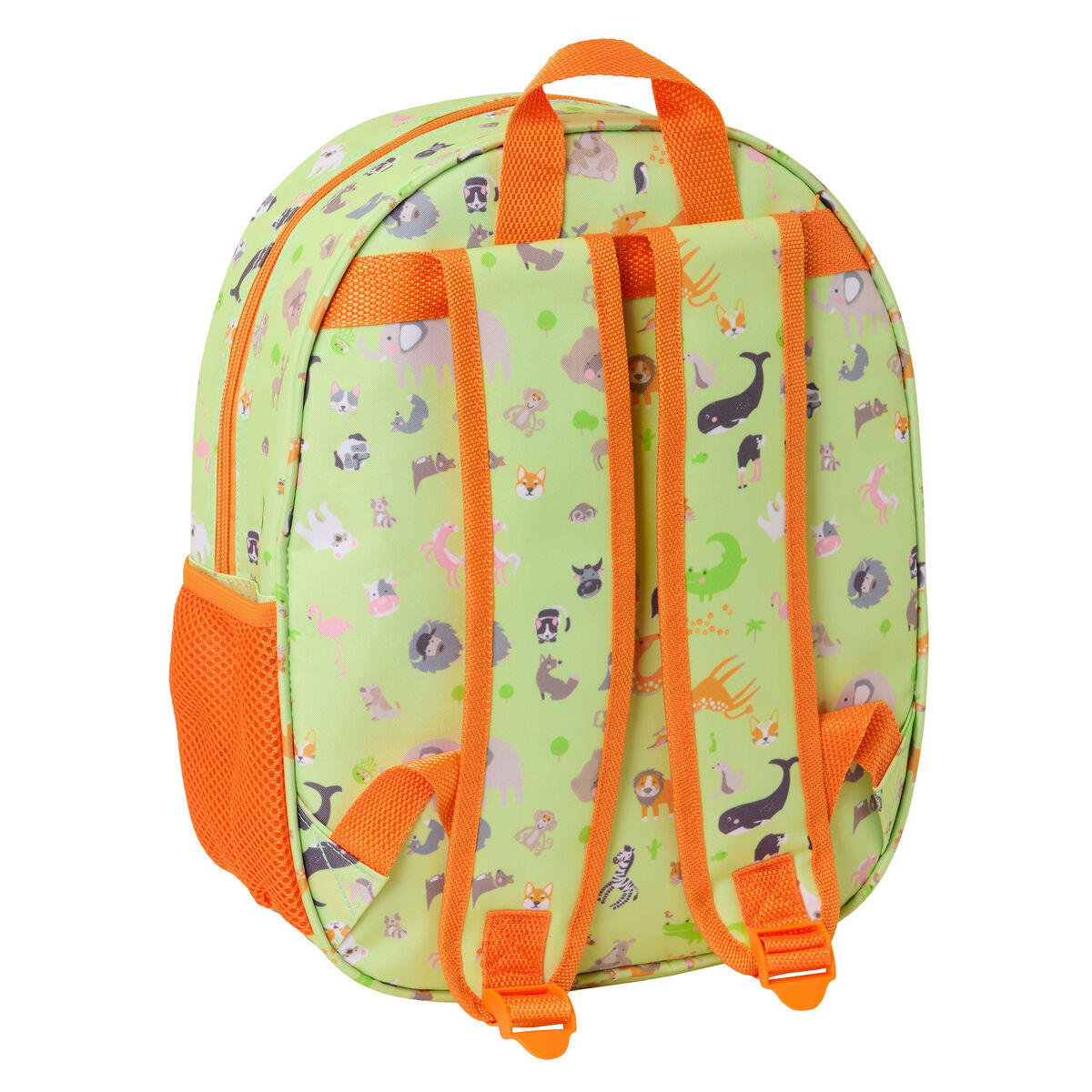 Child bag Safta Lime 27 x 33 x 10 cm 3D