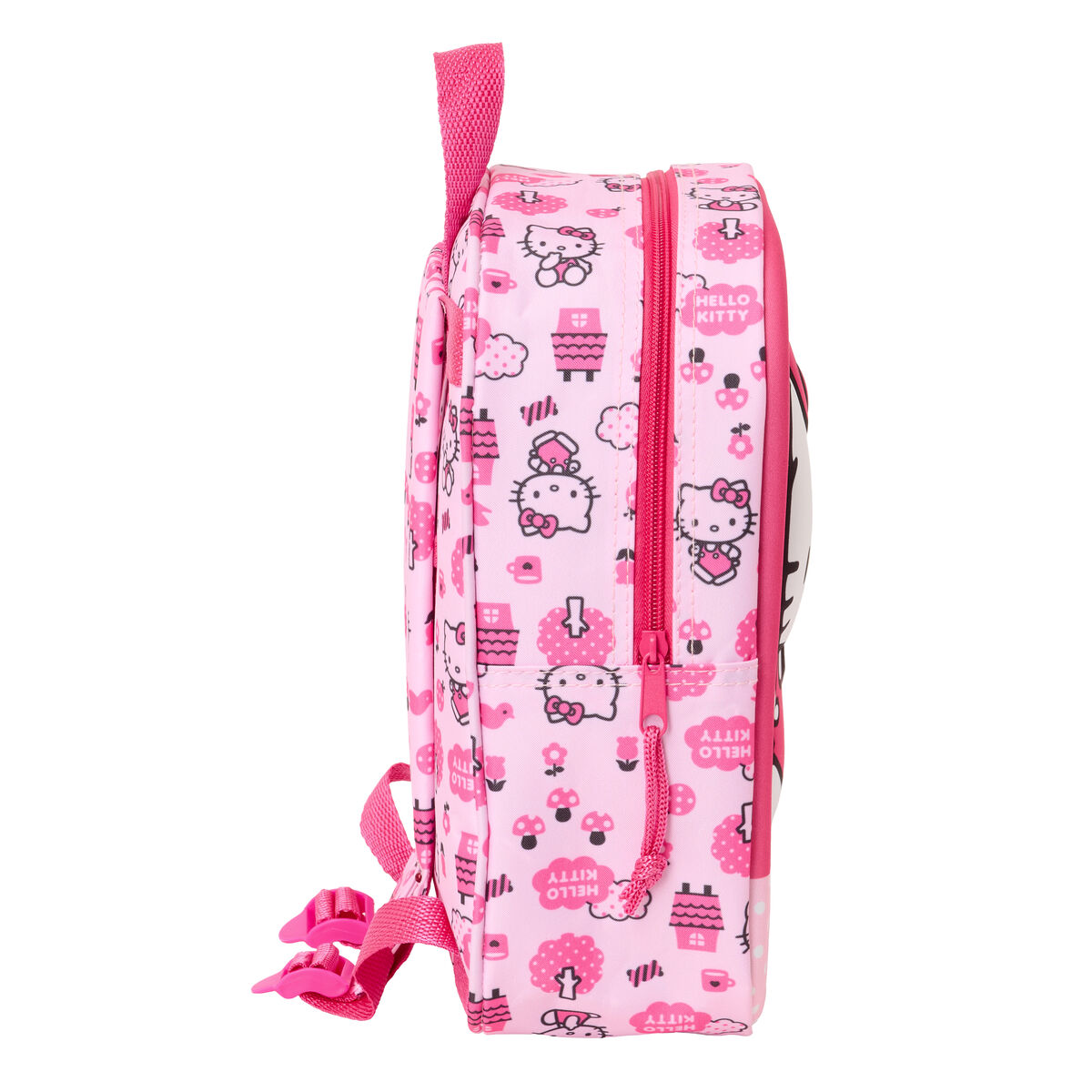 Child bag Hello Kitty Pink 22 x 27 x 10 cm 3D