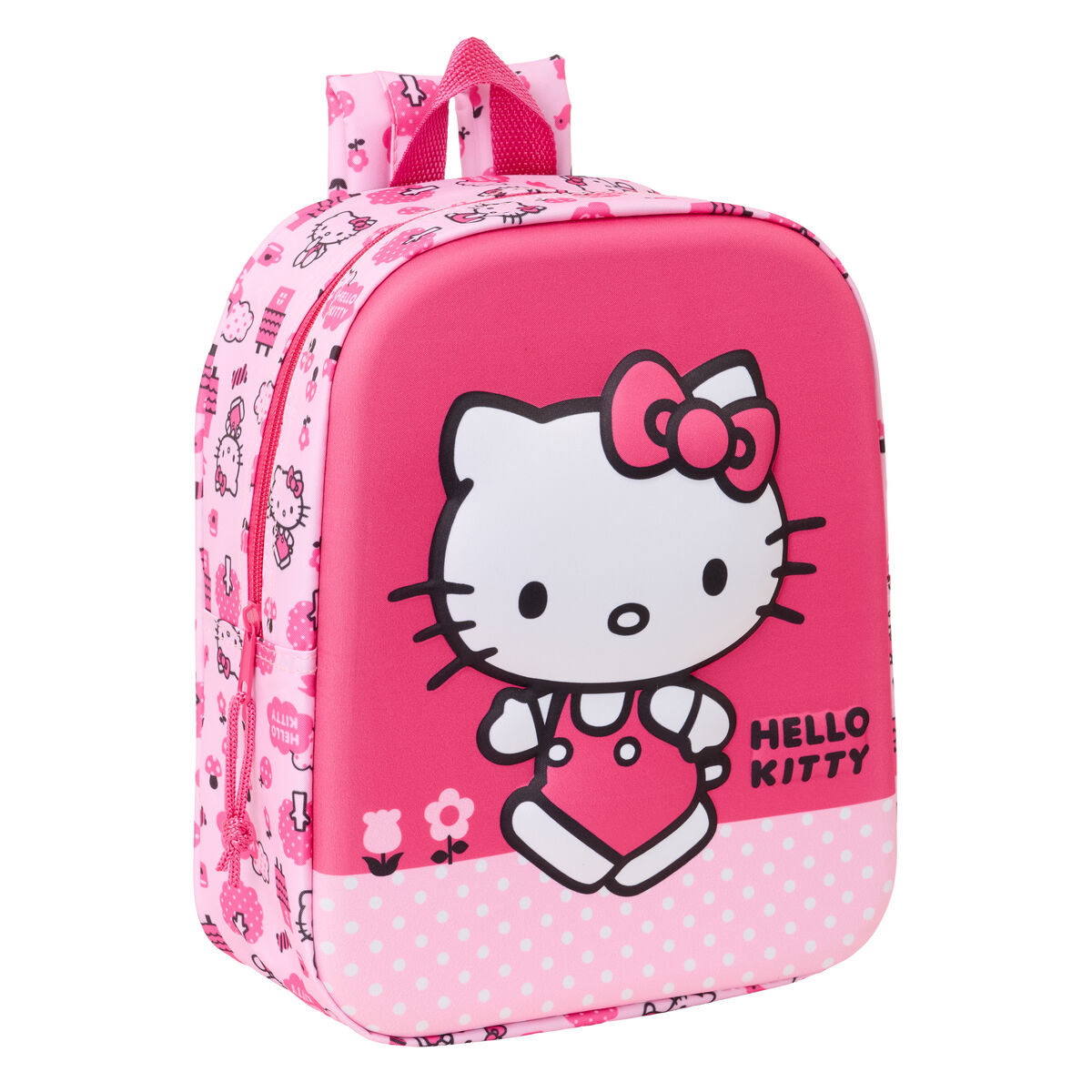Child bag Hello Kitty Pink 22 x 27 x 10 cm 3D Child bag Hello Kitty Pink 22 x 27 x 10 cm 3D