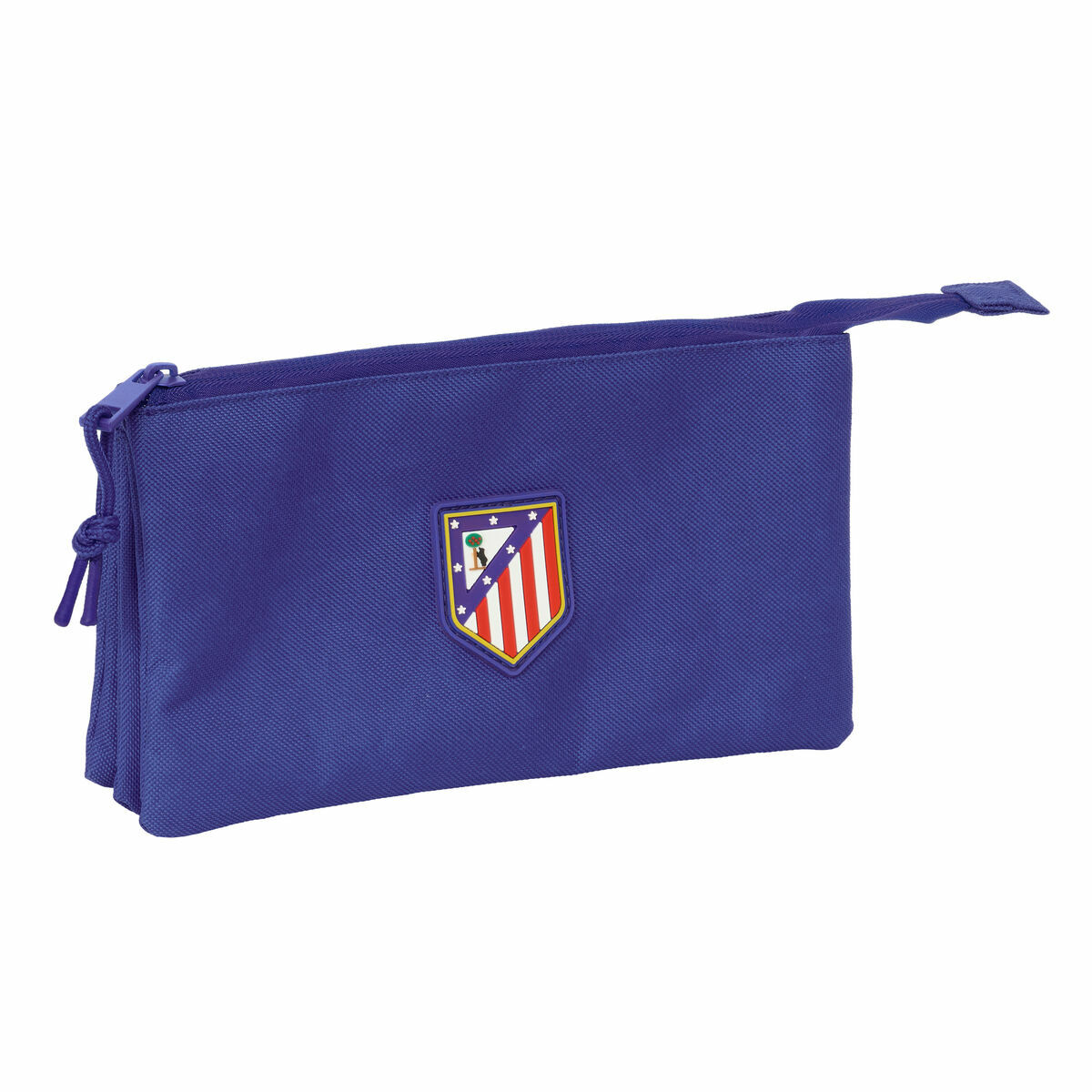Triple Carry-all Atltico Madrid Dark blue 22 x 12 x 3 cm Triple Carry-all Atltico Madrid Dark blue 22 x 12 x 3 cm