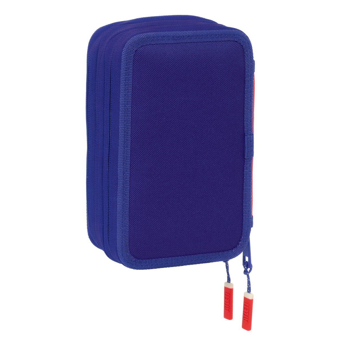 Triple Pencil Case Atltico Madrid Blue White Red 12,5 x 19,5 x 5,5 cm 37 Pieces