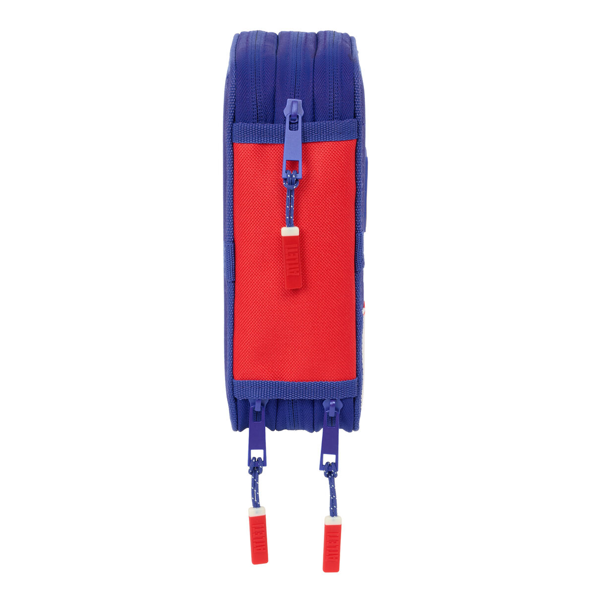Triple Pencil Case Atltico Madrid Blue White Red 12,5 x 19,5 x 5,5 cm 37 Pieces