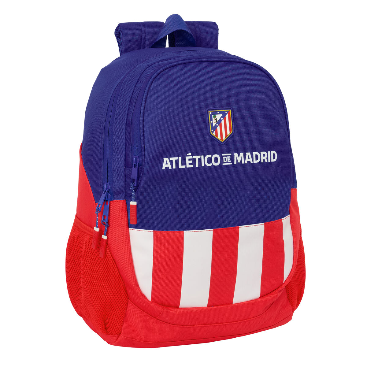 School Bag AtlÃ©tico Madrid Blue White Red 32 x 44 x 16 cm