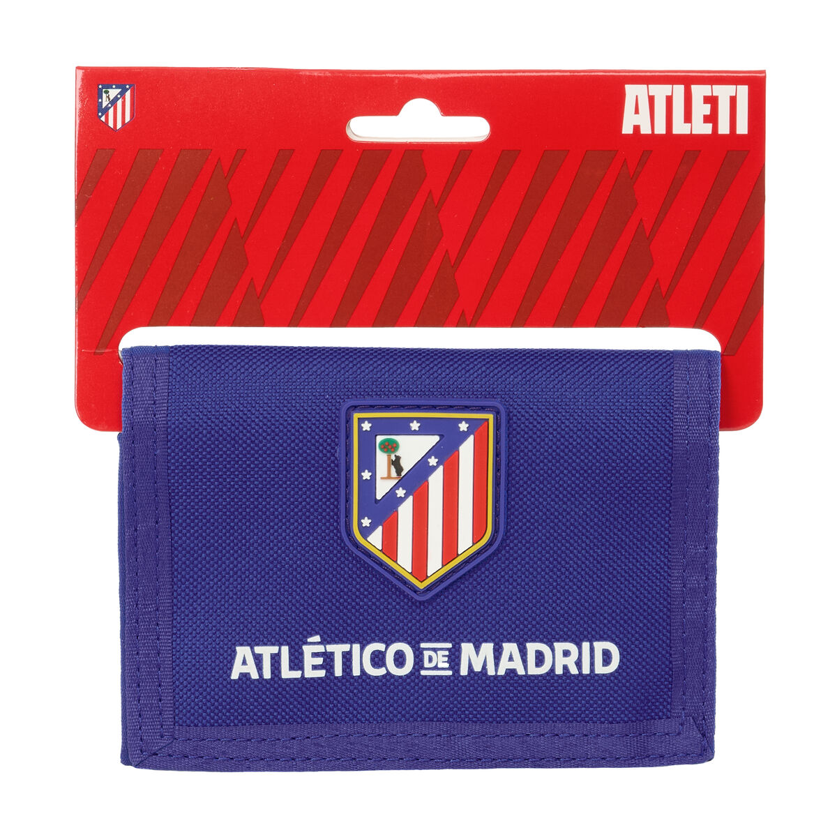 Purse Atltico Madrid Blue White Red 12,5 x 9,5 x 1 cm