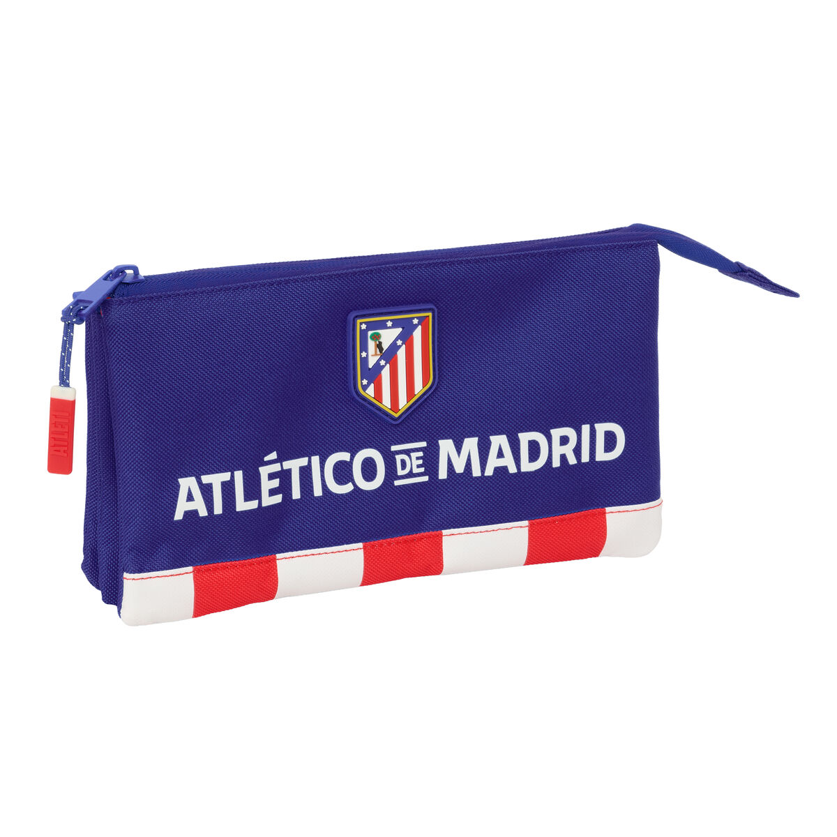 Triple Carry-all Atltico Madrid Blue White Red 22 x 12 x 3 cm Triple Carry-all Atltico Madrid Blue White Red 22 x 12 x 3 cm