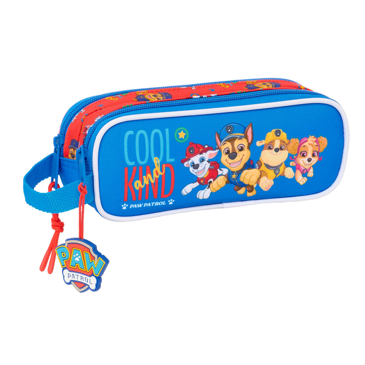 Double Carry-all The Paw Patrol Cool Blue Red 21 x 8 x 6 cm Double Carry-all The Paw Patrol Cool Blue Red 21 x 8 x 6 cm