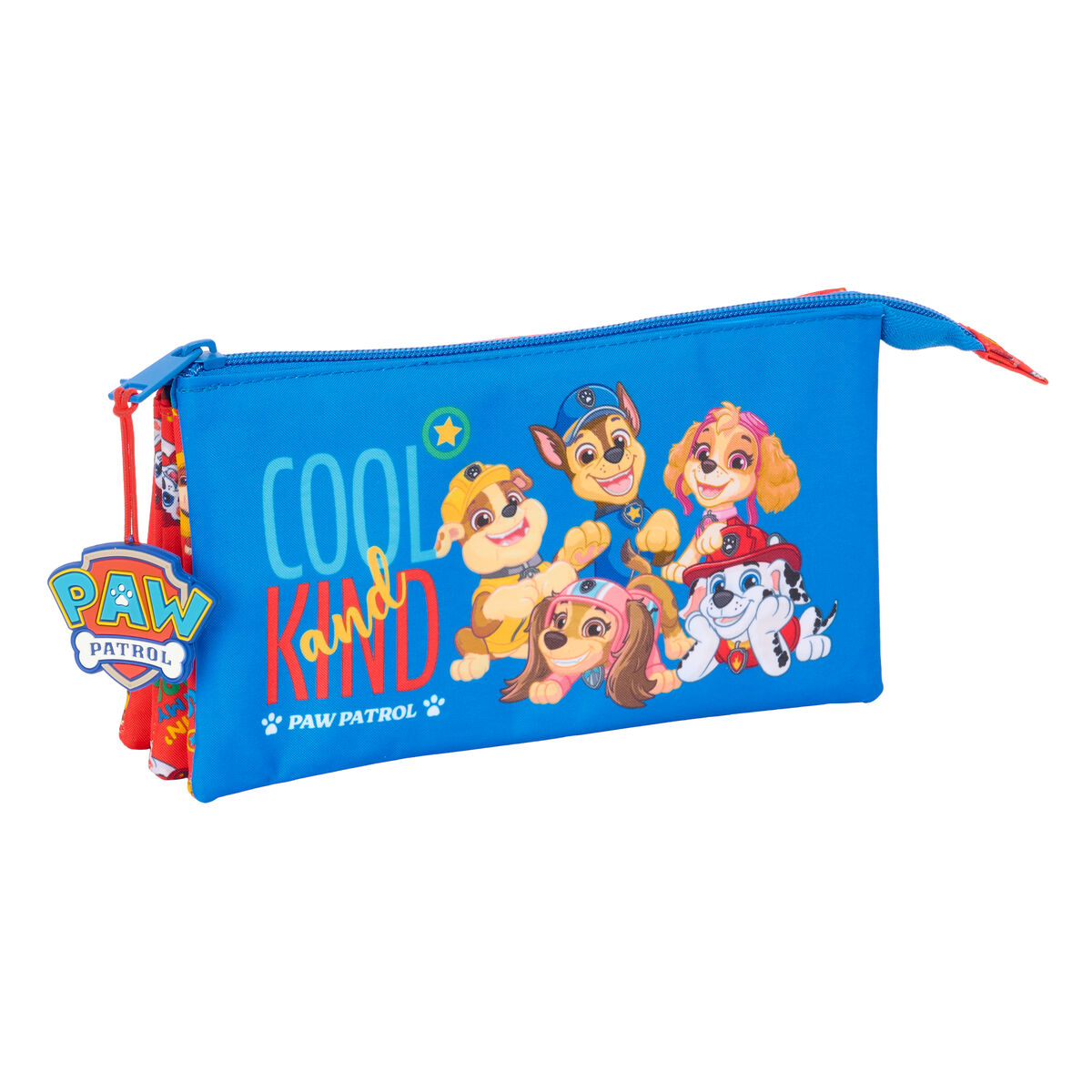 Triple Carry-all The Paw Patrol Cool Blue Red 22 x 12 x 3 cm Triple Carry-all The Paw Patrol Cool Blue Red 22 x 12 x 3 cm
