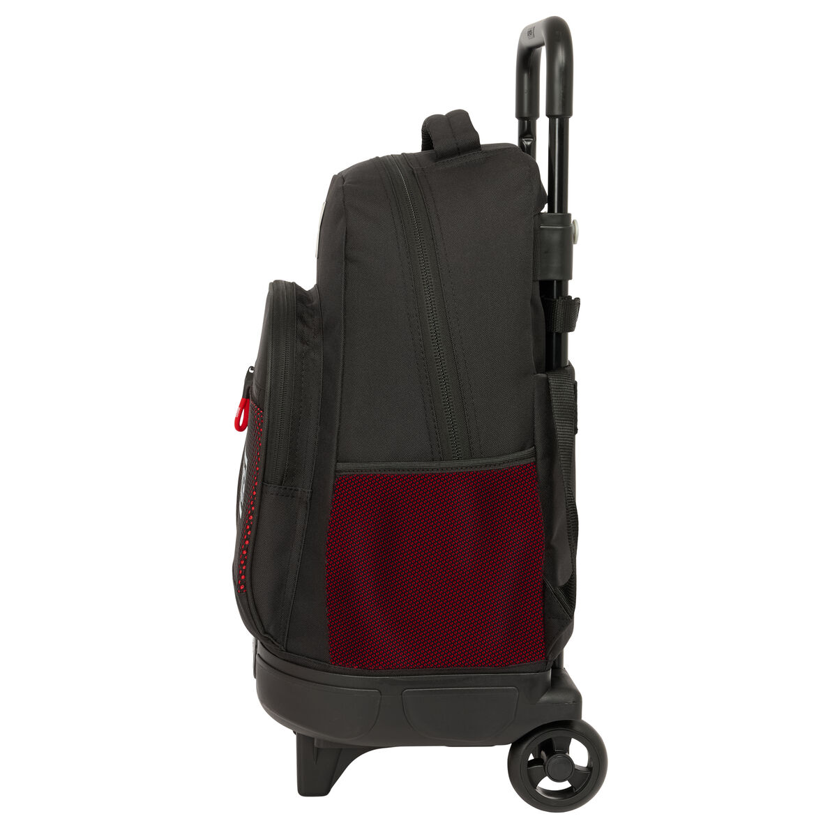 School Rucksack with Wheels Munich Vulcan Black 33 x 45 x 22 cm