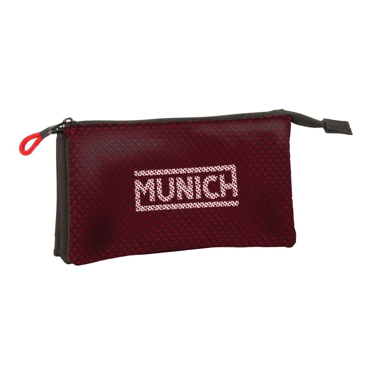 Triple Carry-all Munich Vulcan Black 22 x 12 x 3 cm Triple Carry-all Munich Vulcan Black 22 x 12 x 3 cm