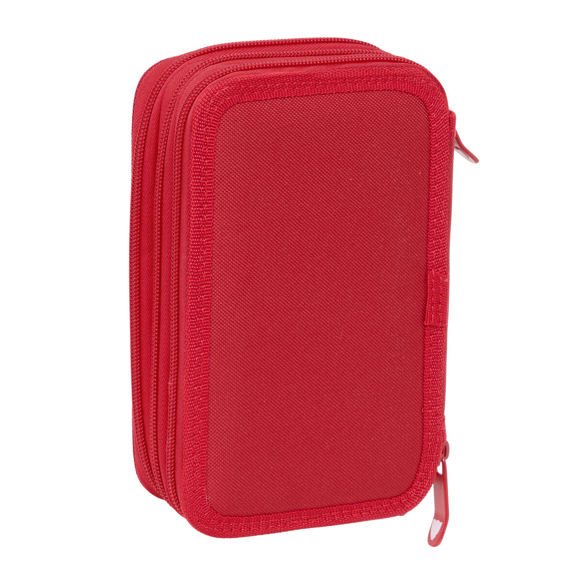 Triple Pencil Case Sevilla FÃºtbol Club Red 12,5 x 19,5 x 5,5 cm 37 Pieces