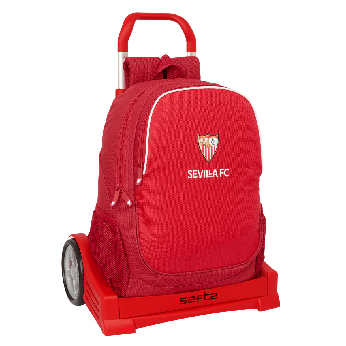 School Rucksack with Wheels Sevilla Fútbol Club Red 32 x 43 x 14 cm School Rucksack with Wheels Sevilla Fútbol Club Red 32 x 43 x 14 cm