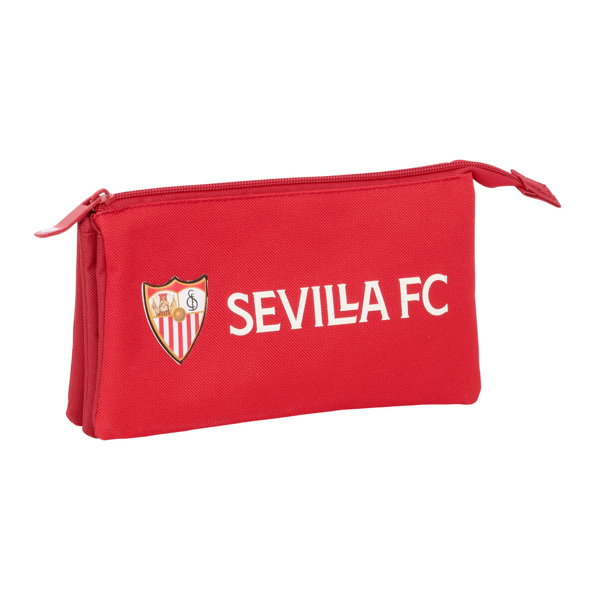 Triple Carry-all Sevilla Fútbol Club Red 22 x 12 x 3 cm Triple Carry-all Sevilla Fútbol Club Red 22 x 12 x 3 cm