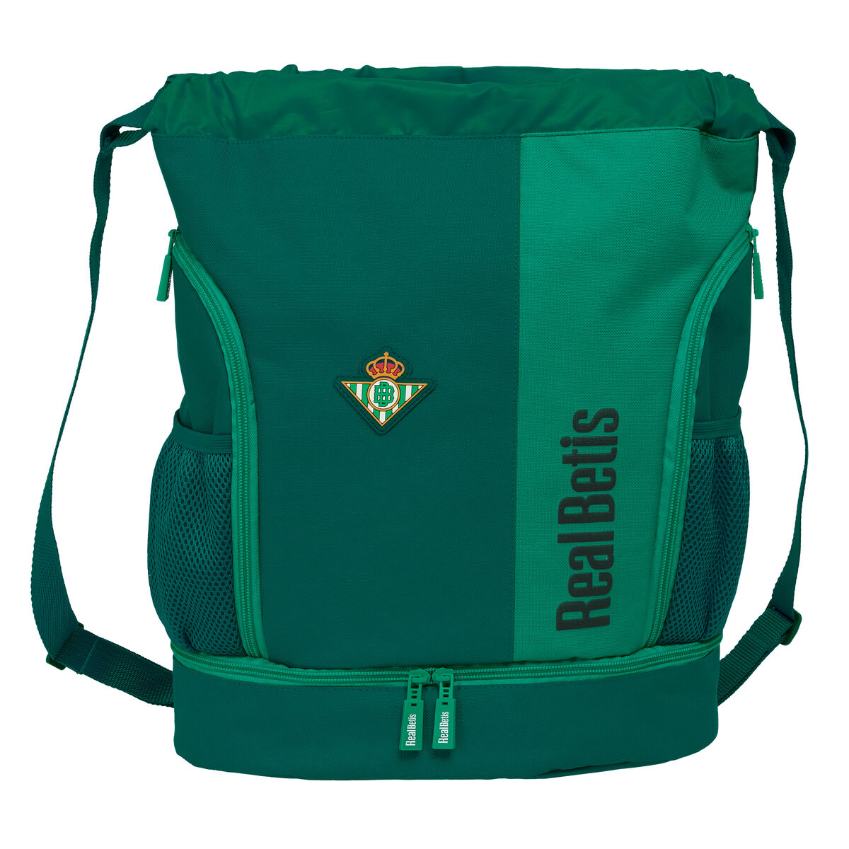 Backpack with Strings Real Betis Balompié Green 35 x 40 x 1 cm Backpack with Strings Real Betis Balompié Green 35 x 40 x 1 cm