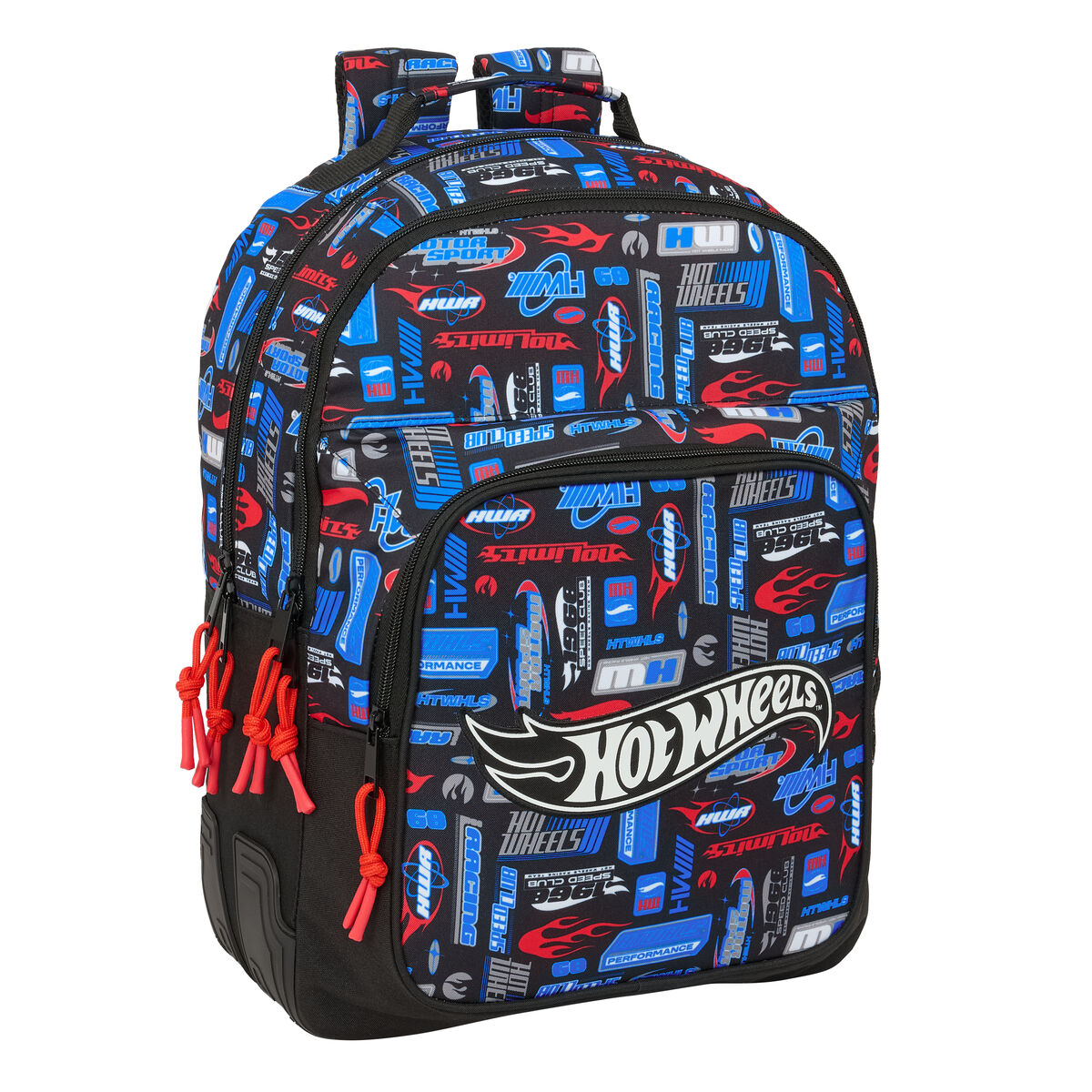 School Bag Hot Wheels Multicolour 32 x 42 x 15 cm