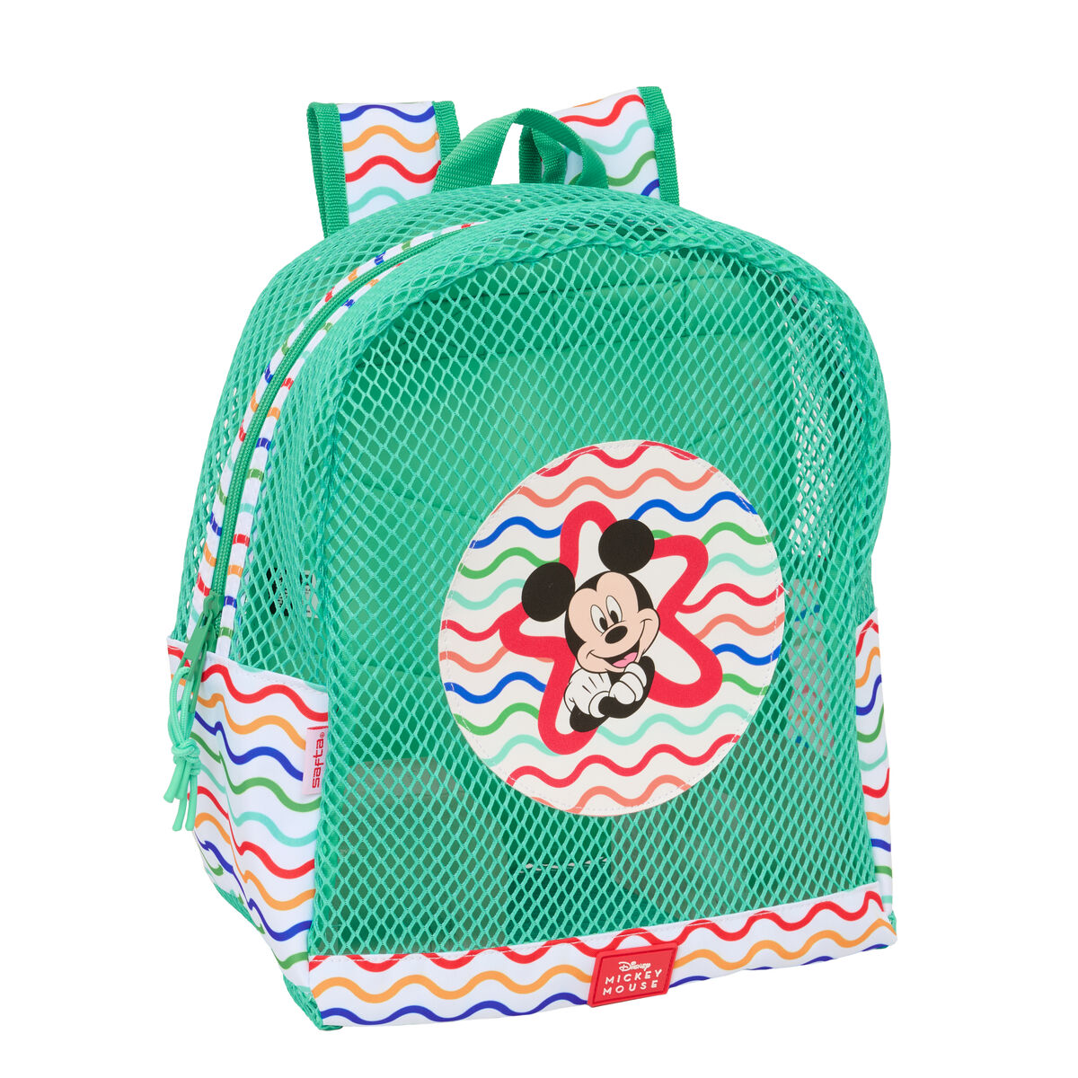 Beach backpack Mickey Mouse Clubhouse Multicolour Mint 30,5 x 24 x 18 cm Children’s