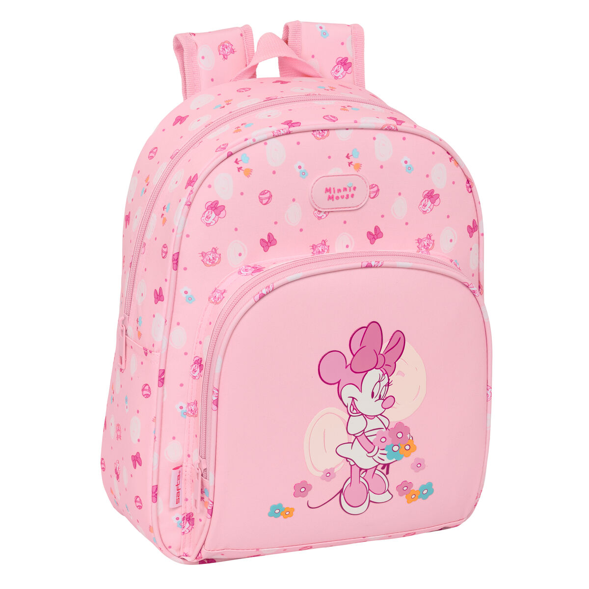 Child bag Minnie Mouse Baby Pink 28 x 34 x 10 cm Child bag Minnie Mouse Baby Pink 28 x 34 x 10 cm