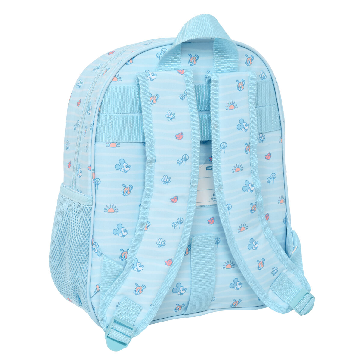 Child bag Mickey Mouse Clubhouse Baby Light Blue 28 x 34 x 10 cm