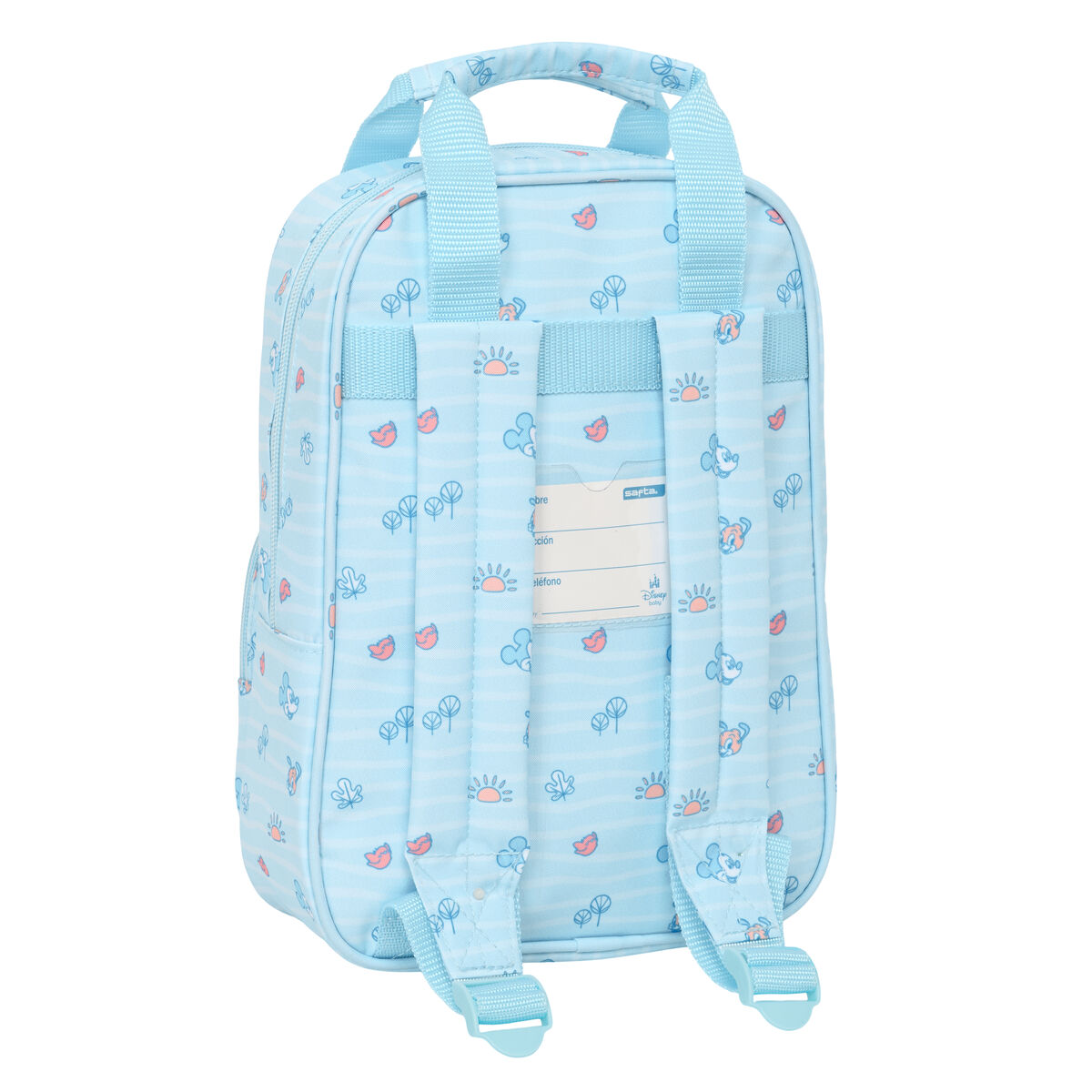 Child bag Mickey Mouse Clubhouse Baby Light Blue 20 x 28 x 8 cm